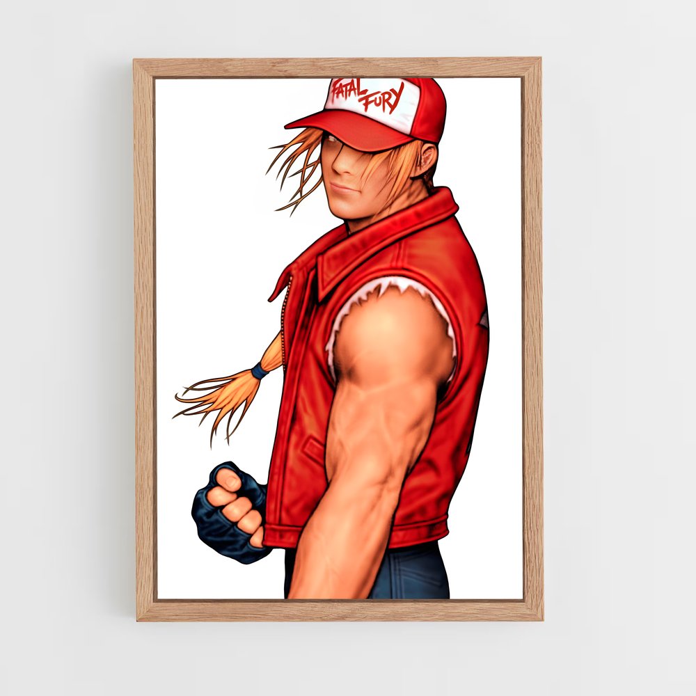 Poster Terry le Combattant – affiche Super Smash Bros (vue 4)